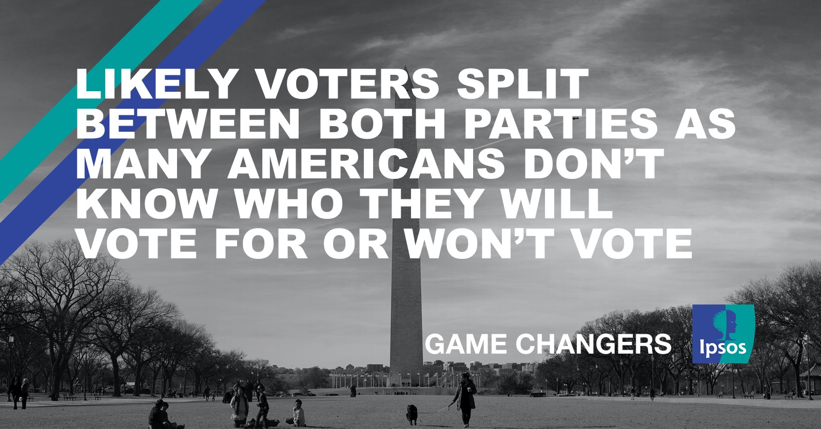 Likely voters split between both parties as many Americans don't know who  they will vote for or won't vote