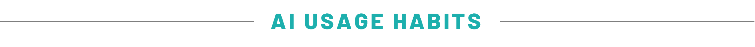 AI USAGE HABITS