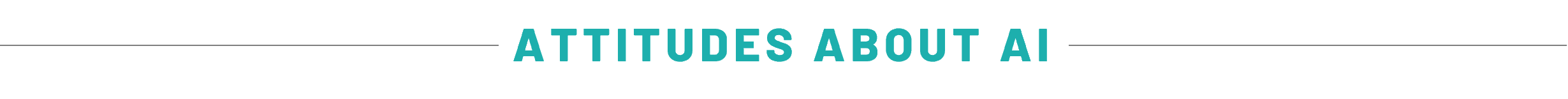 ATTITUDES ABOUT AI