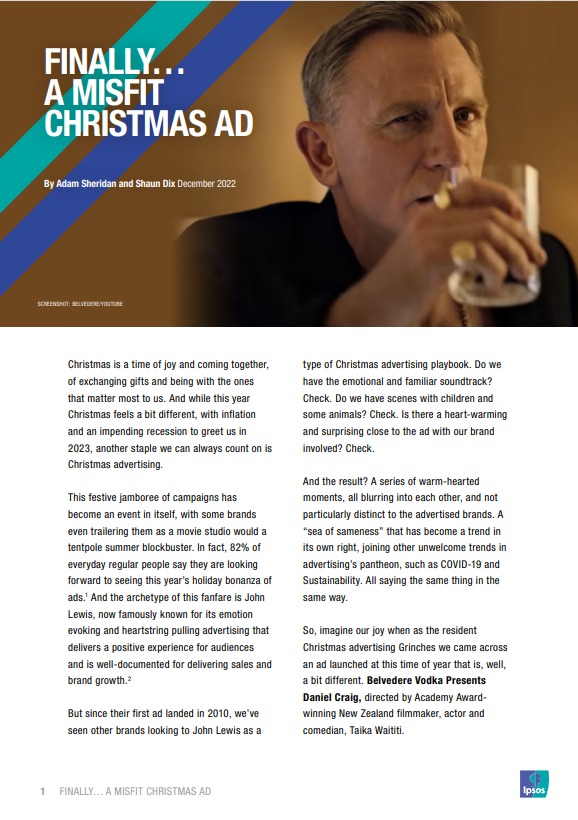 Misfit Christmas Ad