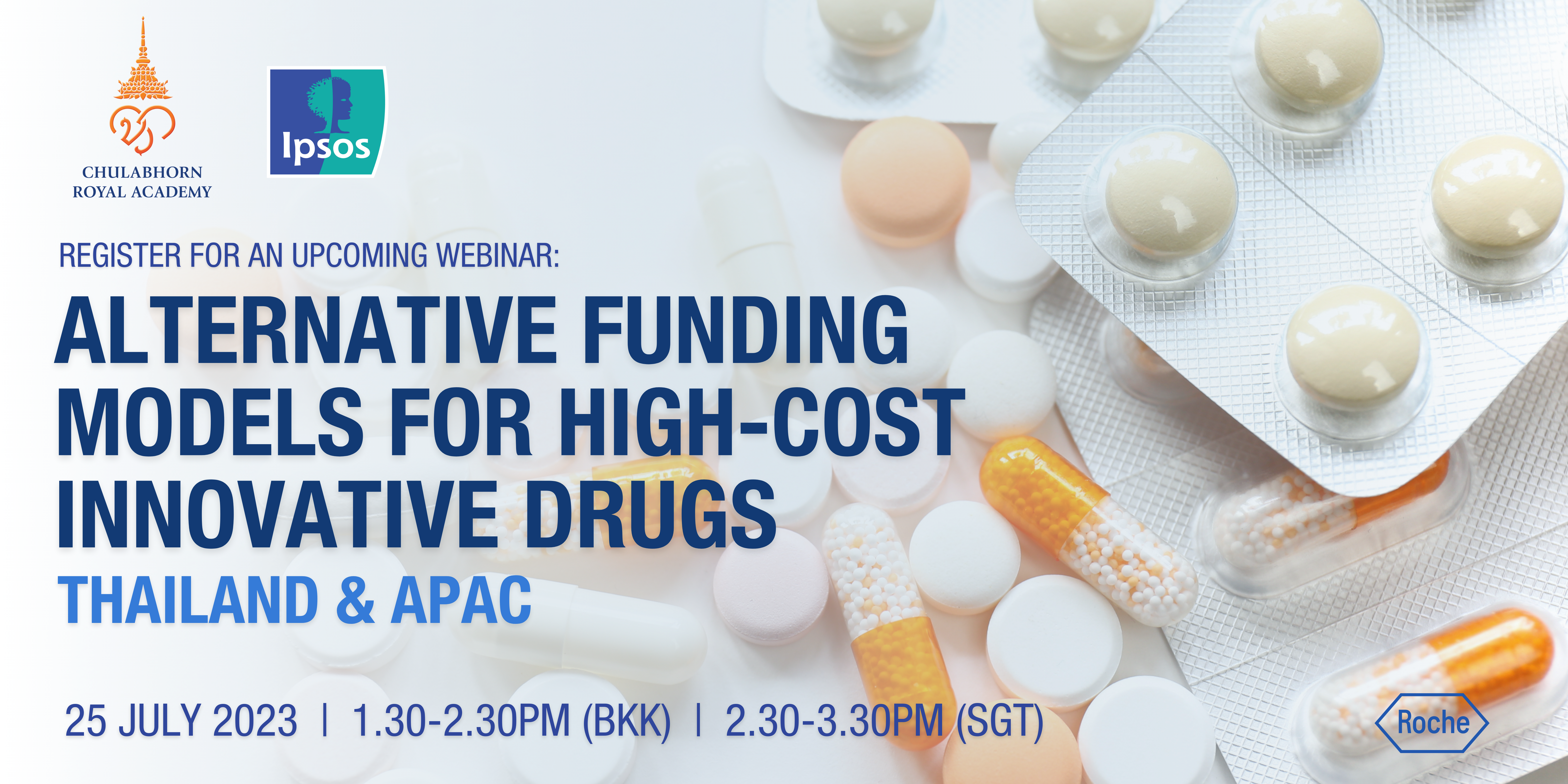Alt funding models for high cost innovative drugs - updated webinar banner 230711