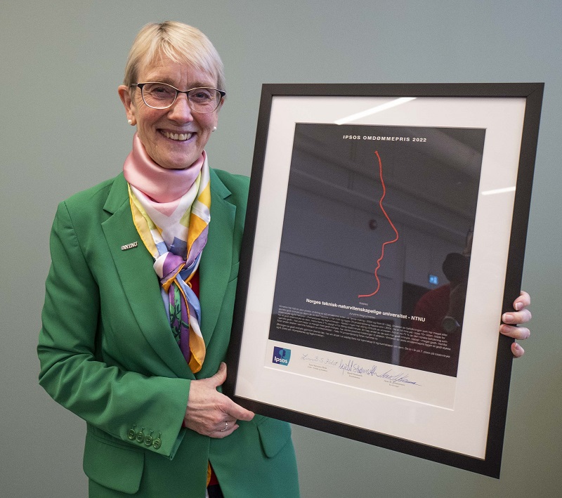 Anne borg NTNU med prisen