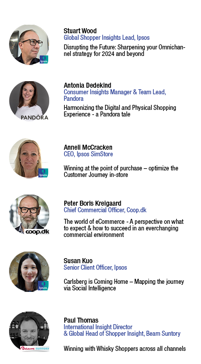 List of all speakers