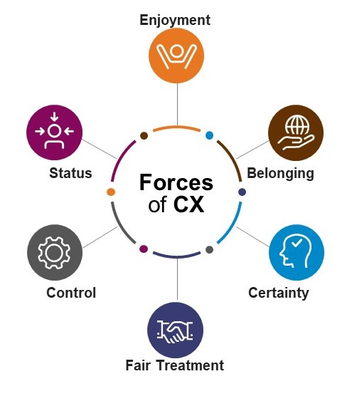 The six forces of CX