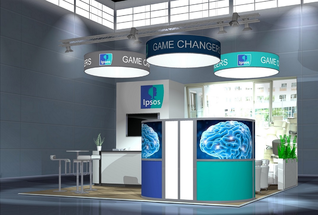 Ipsos auf der R&R. Standgestaltung