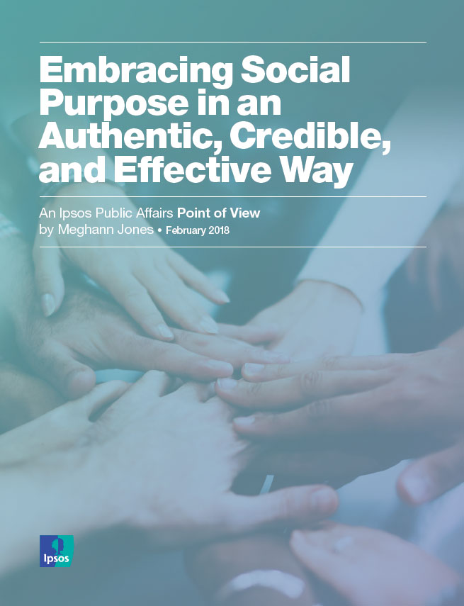 Ipsos PA - Embracing Social Purpose in an Authentic, Credible and Effective Way