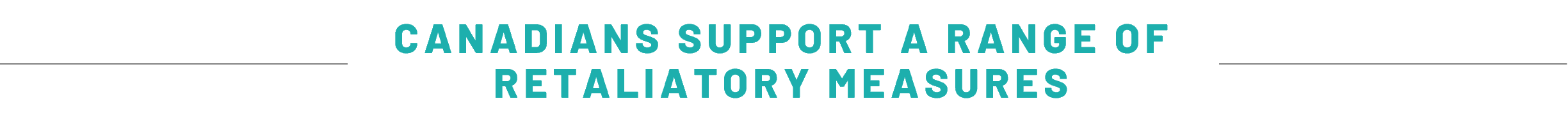 Title showing support for retaliatory measures