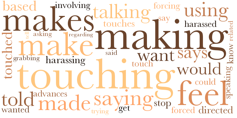 Sexual Harassment Word Cloud