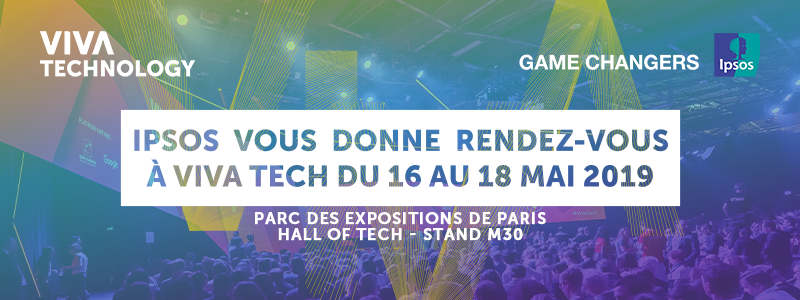 Ipsos vous donne rendez-vous à Viva Technology 2019