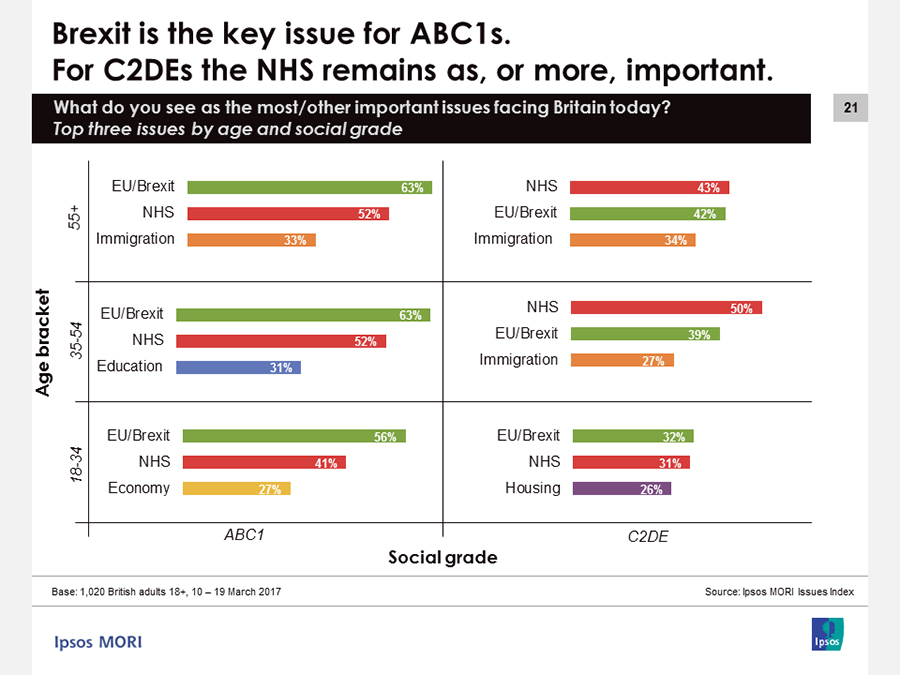 Brexit the key issue for ABC1s