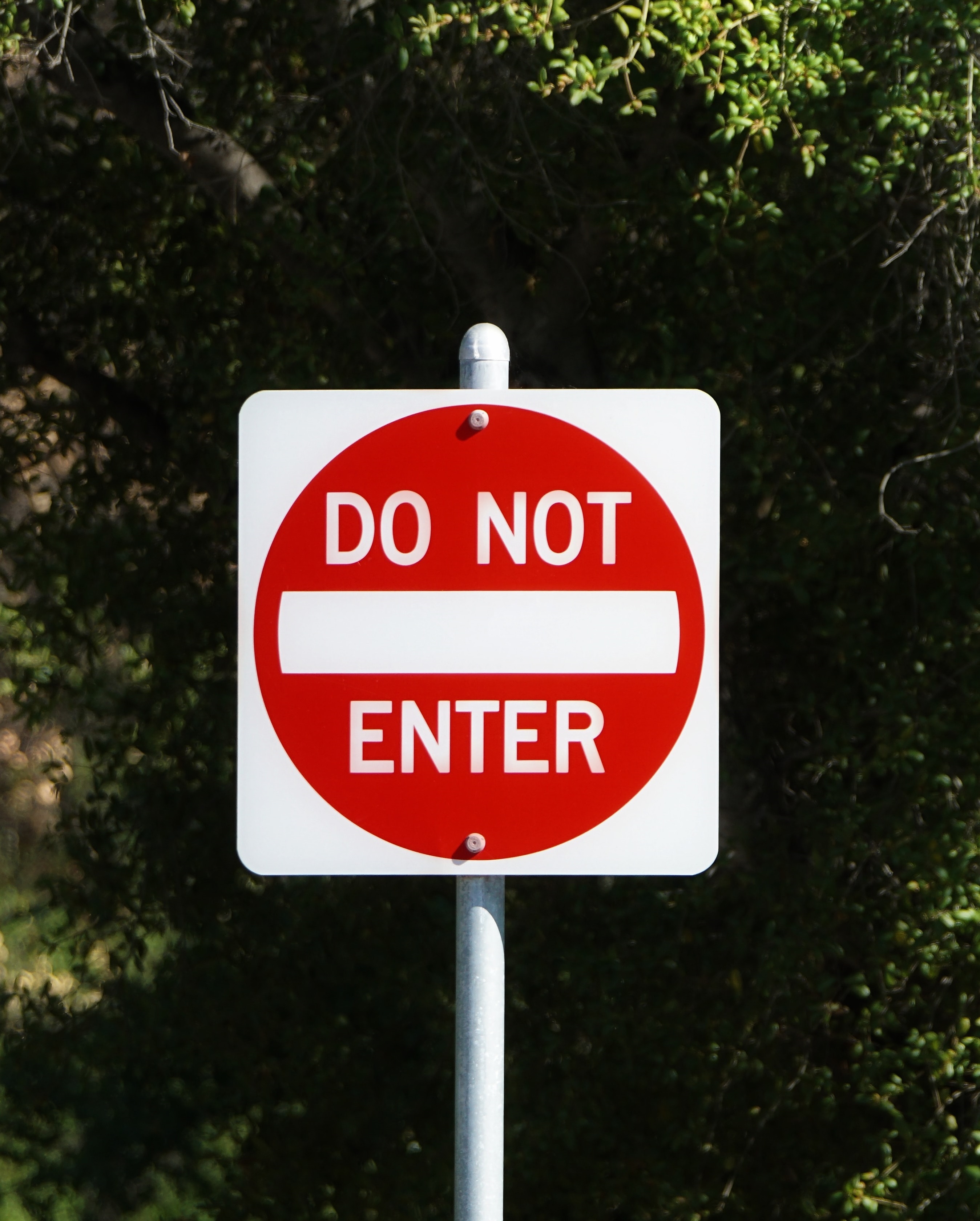 Do not enter