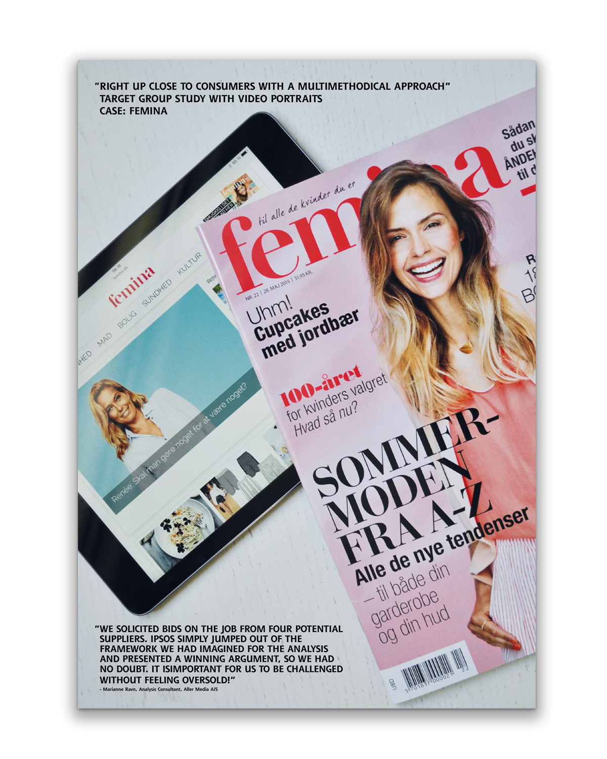 Target group study with video portraits | Aller Media | Femina | Ipsos