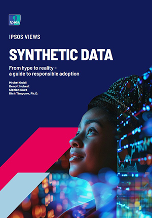 Cover Ipsos Views: Synthetische Daten: Vom Hype zur Realität – Ein Leitfaden zur verantwortungsvollen Einführung | Ipsos