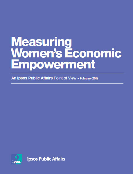 Measuring Women’s Economic Empowerment
