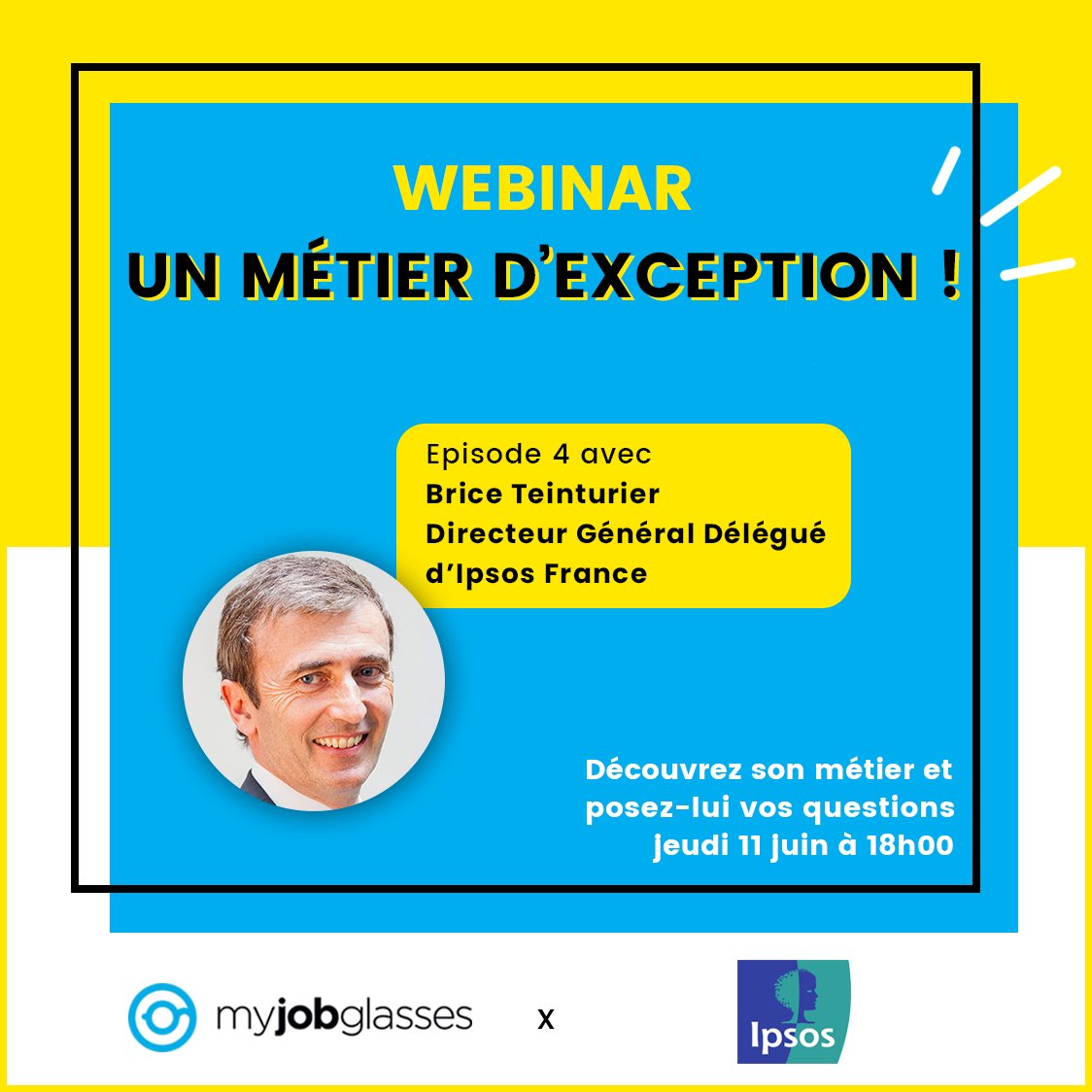 My Job Glasses invite Brice Teinturier pour un webinar exclusif jeudi 11 juin à 18:00