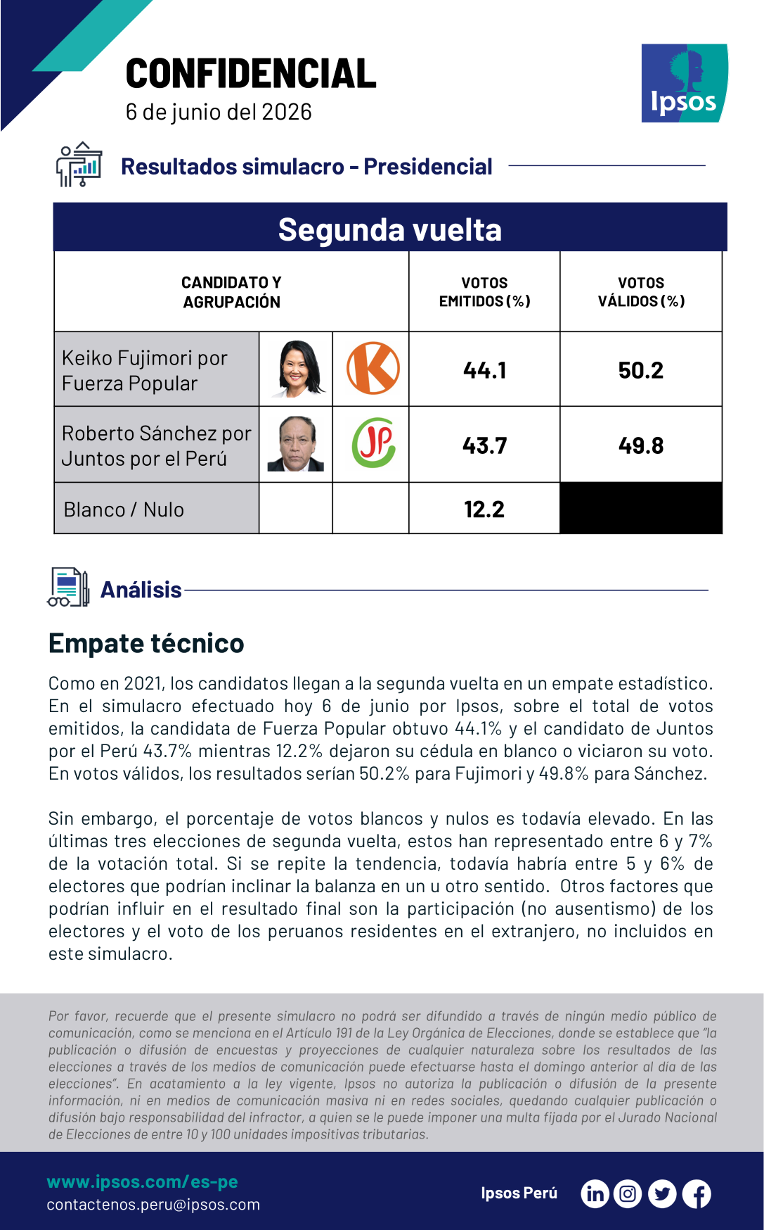 Simulacro confidencial 7 de junio del 2026
