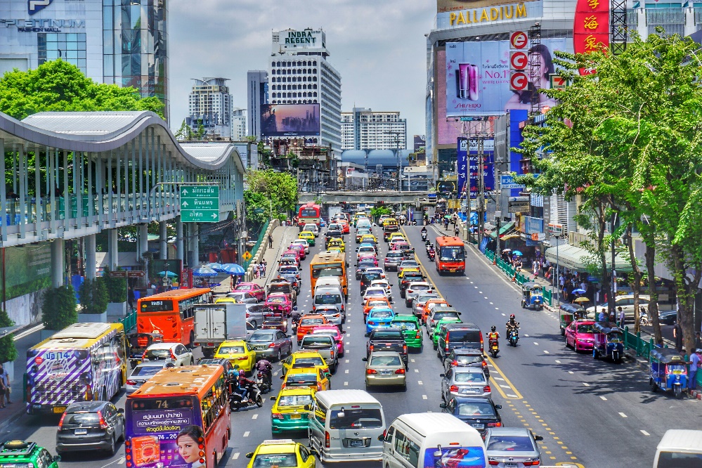 タイの街並みの画像