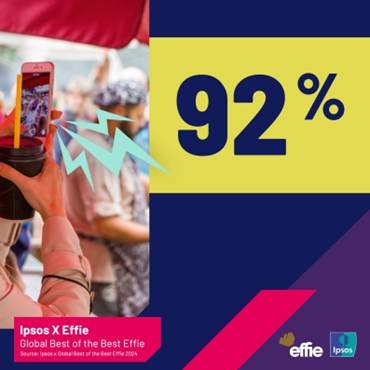 Ipsos x Effie - 92% diagram