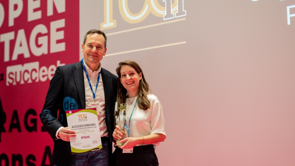 Ipsos bei der TOCii-Verleihung in der Kategorie Segmentierungen/Personas