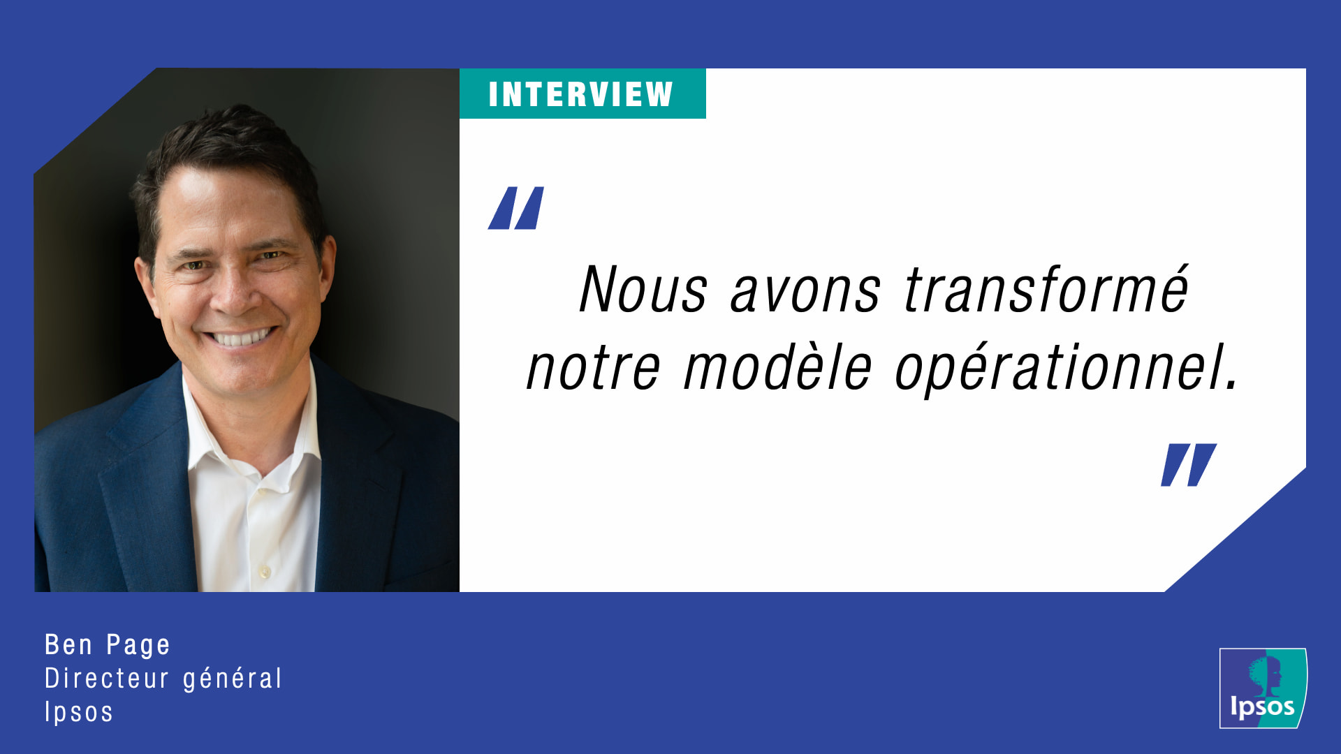 Ipsos | Ben Page | Interview Les Echos