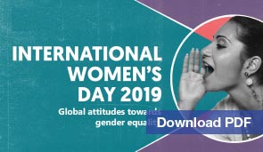 International Women's Day 2019 - Global attitudes towards gender equality