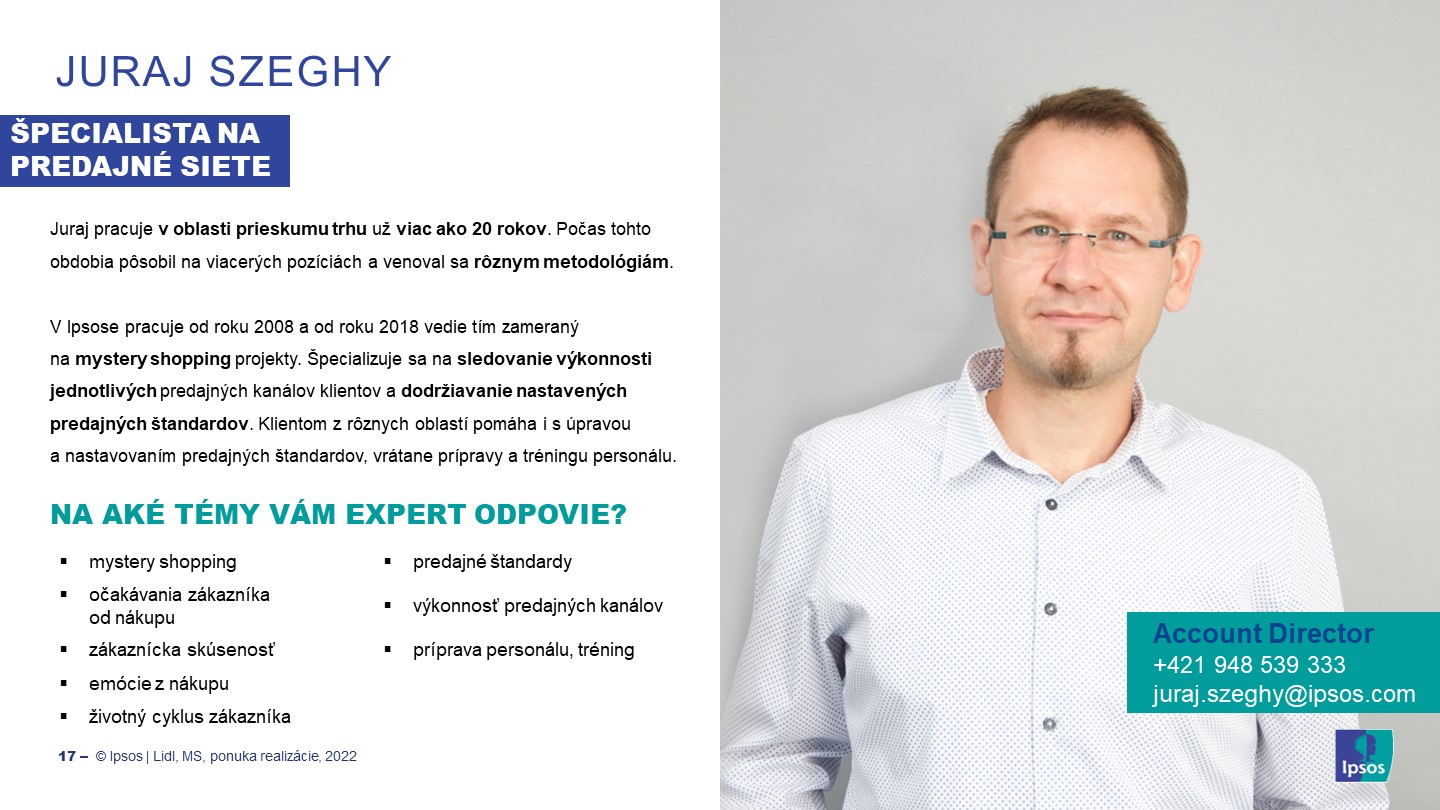 Juraj Szeghy, mystery shpping