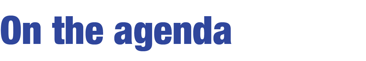 Keys | On the agenda