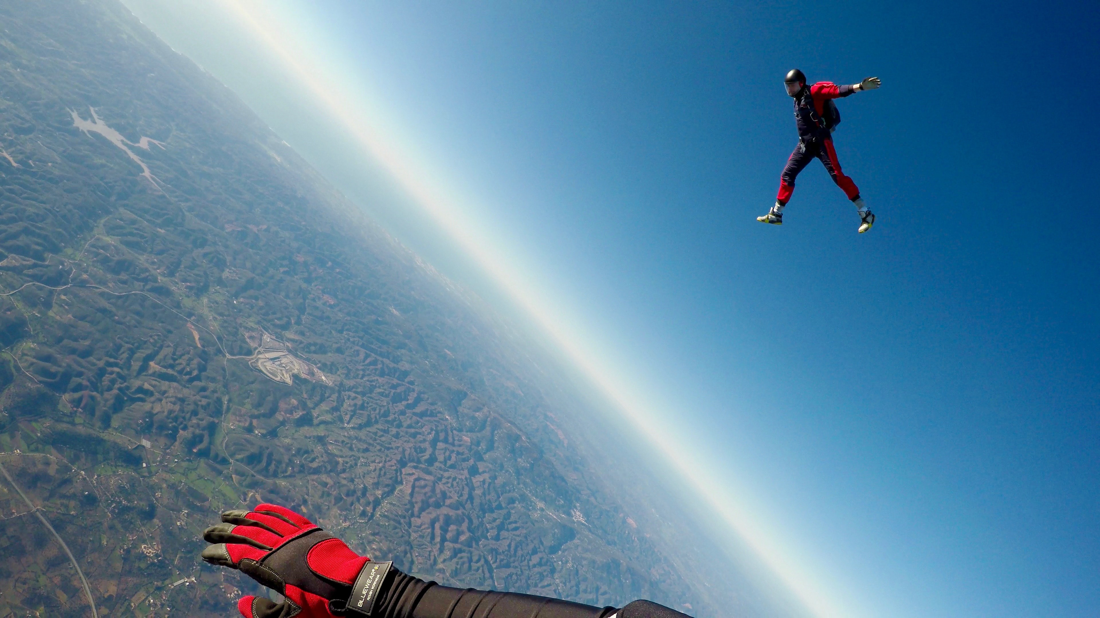 Sky-diving