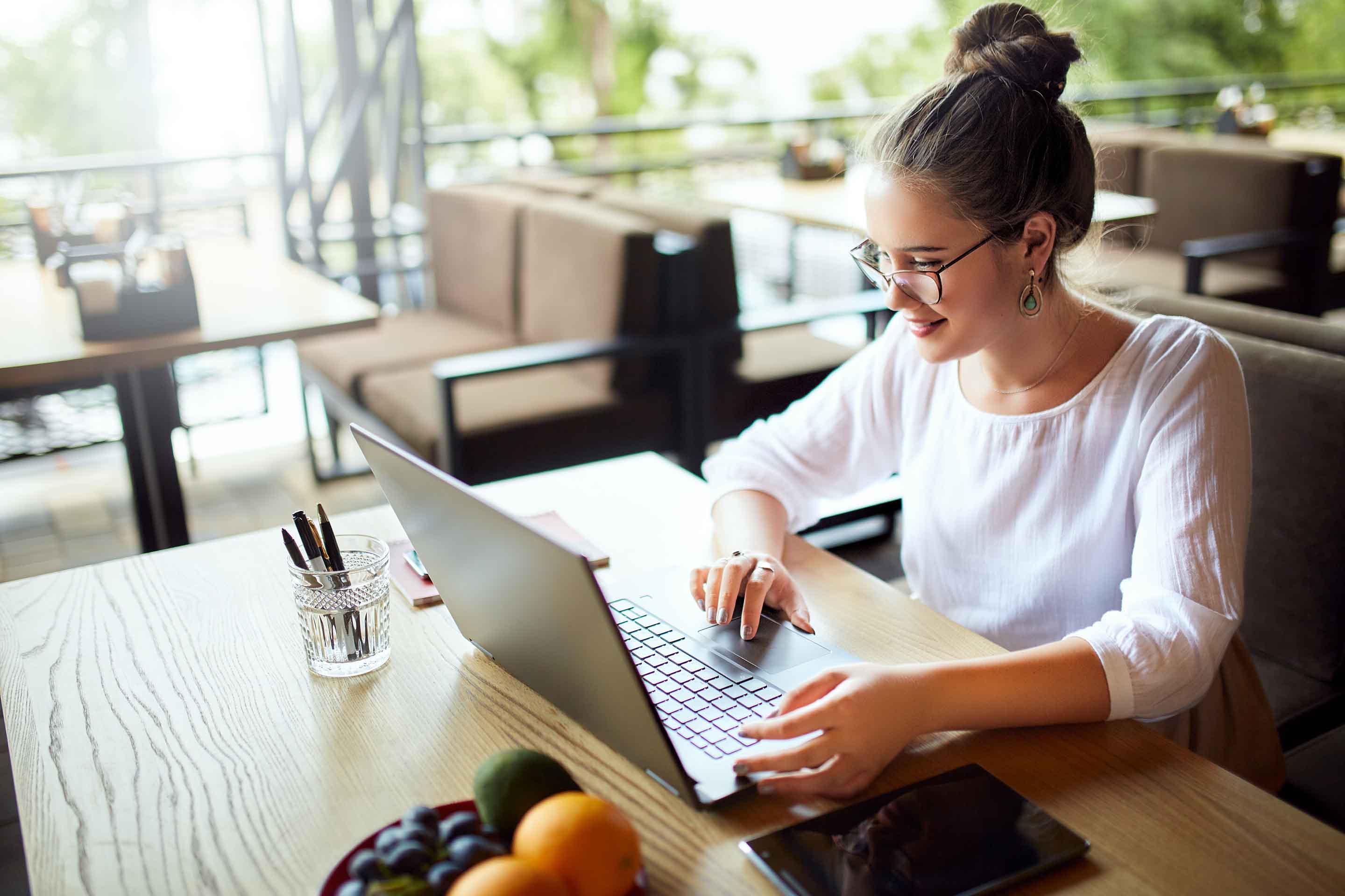 Woman on laptop