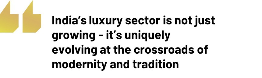 quote on India luxury sector