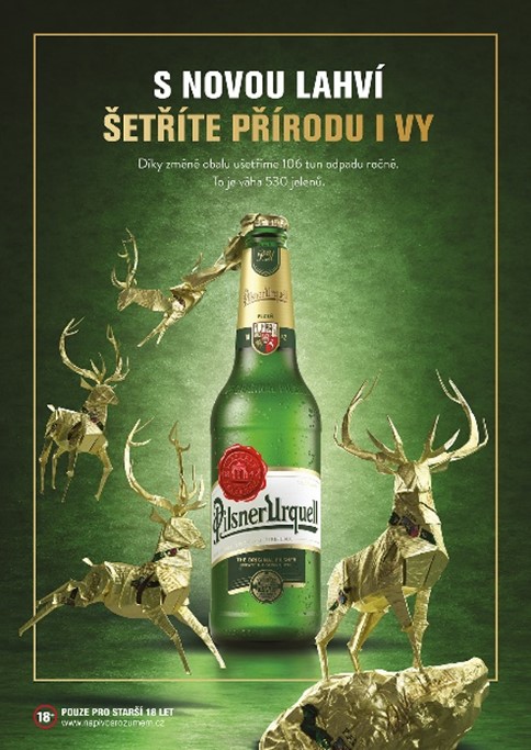 Vizuál kampaně Pilsner Urquell
