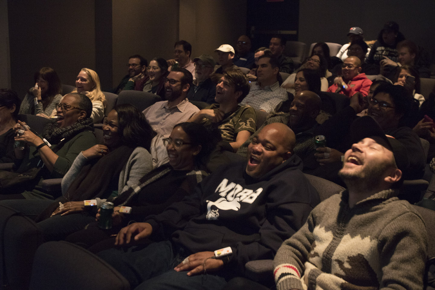 The Ipsos panel laughs at a key moment during the 3rd quarter Tide spot that topped the Ipsos Super Score ranking