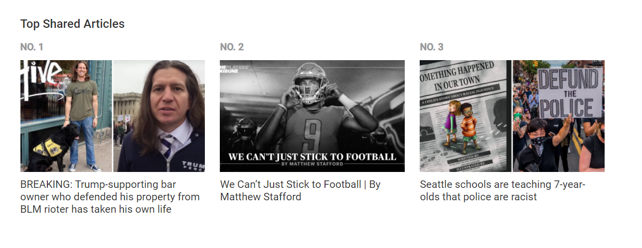 Top articles on racism September 23