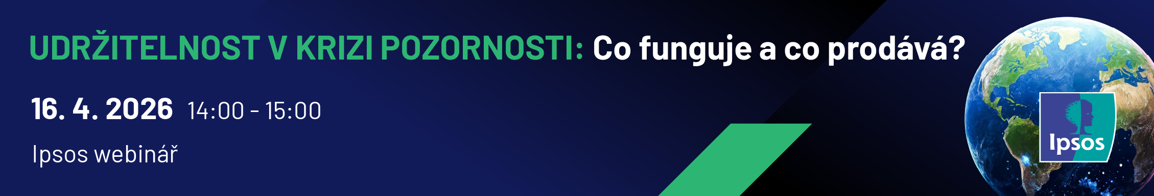 Baner Udrzitelnost v krizo pozornosti webinar