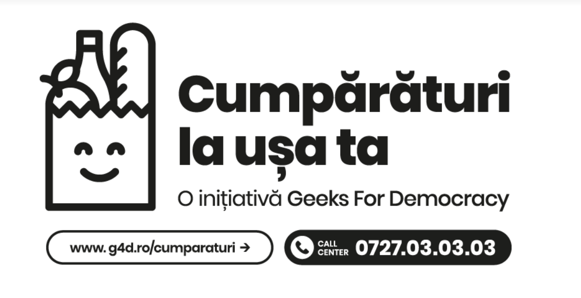 Cumparaturi la usa ta