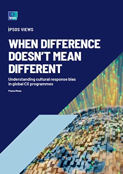 Cover Image: When Difference Doesn't Mean Different - Understanding cultural response bia in global Customer Experience (CX) Programmes