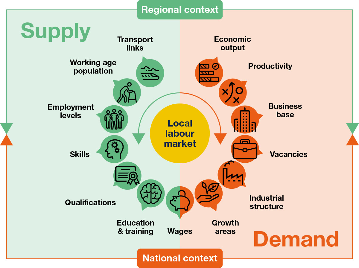 workforce supply and demand regional and national context