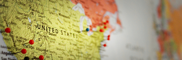 A map of the United States of America