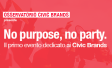 [EVENTO] No purpose, no party.