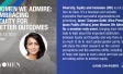 Women We Admire: Embracing Equity for Better Outcomes