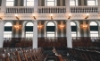 Inside of empty court room