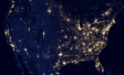 United States at night