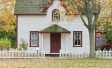 House under maple tree