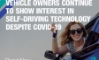 Vehicle owners continue to show interest in self-driving technology despite COVID-19