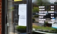 Shop closed due to lockdown