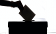 Person Putting Ballott into Box 