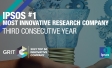 Ipsos is once again on top for the third year in a row