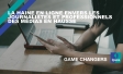 Woman with phone and laptop