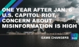 One year after Jan. 6 U.S. Capitol riot, concern about misinformation is high