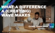 man working at home